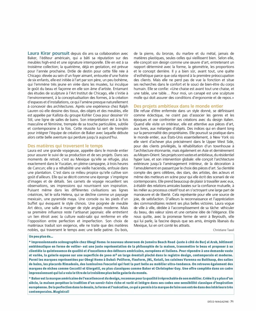 Deco Magazine – Lebanon, page 2
