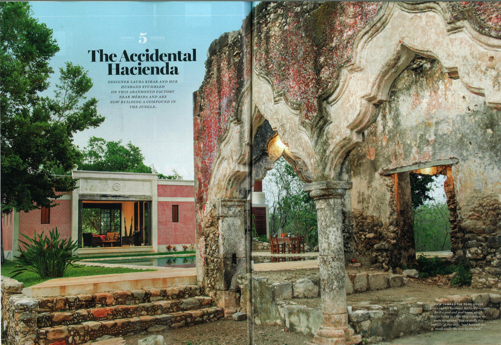 Laura Kirar Hacienda Pool House Mexico New York Magazine