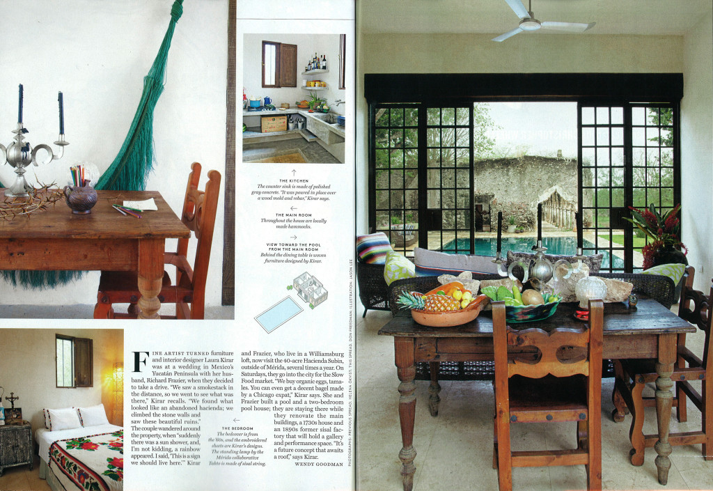 Laura Kirar Hacienda Pool House Mexico New York Magazine